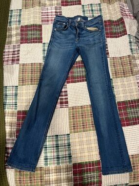 rag & bone Indigo Blue Cigarette Jeans